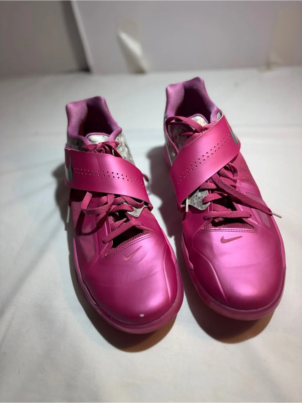 Pink Nike Zoom KD4 Aunt Pearl Sz 14 shoes